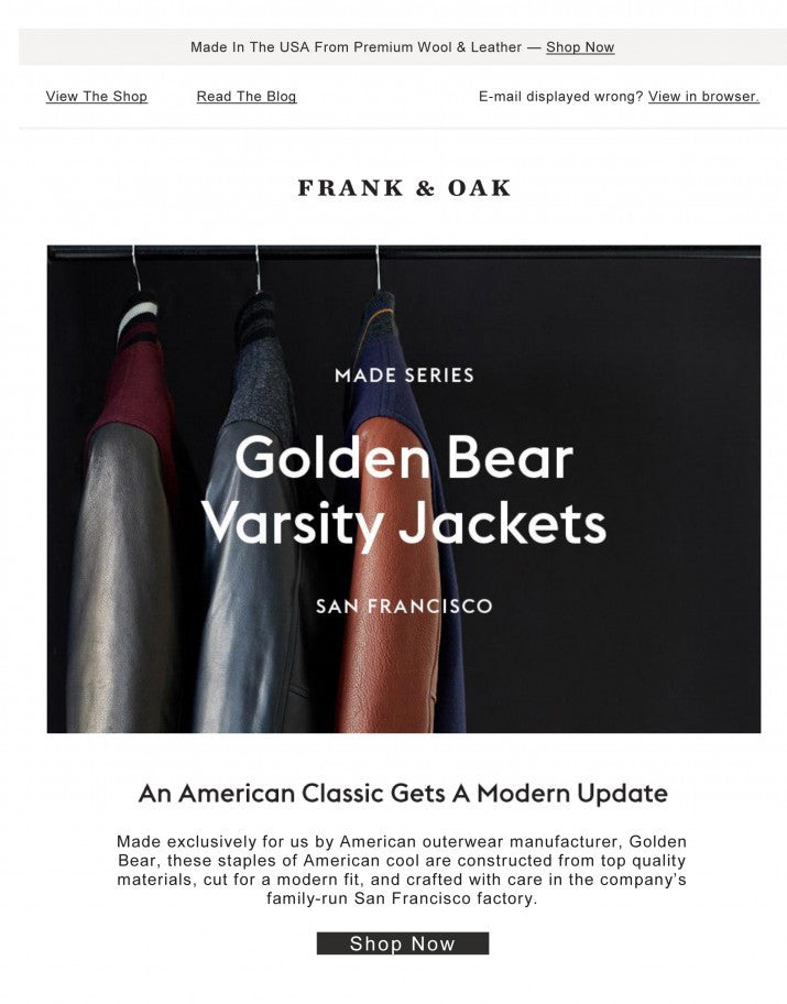 GB SPORT FOR FRANK & OAK