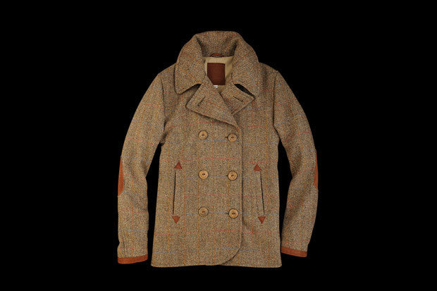 GB x Unionmade Harris Tweed Peacoat