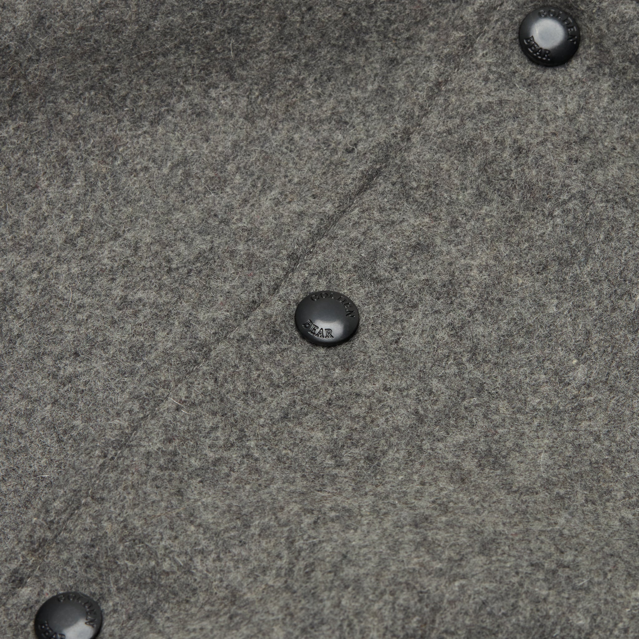 THE ALBANY - Grey Melton Wool/Black Leather Contemporary Fit