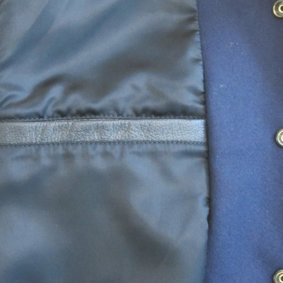 Navy/Black Contemporary Fit Varsity Jacket – Golden Bear Sportswear